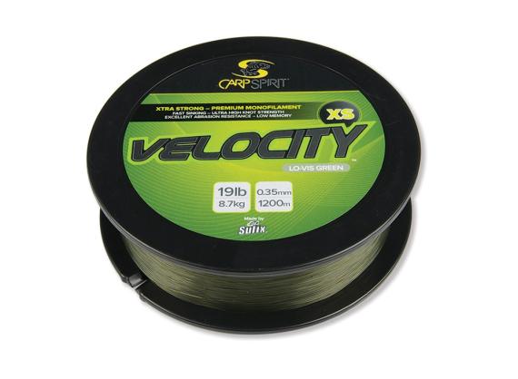 Velocity xs (xtra - strong) 1200m 0,27mm / lo-vis green