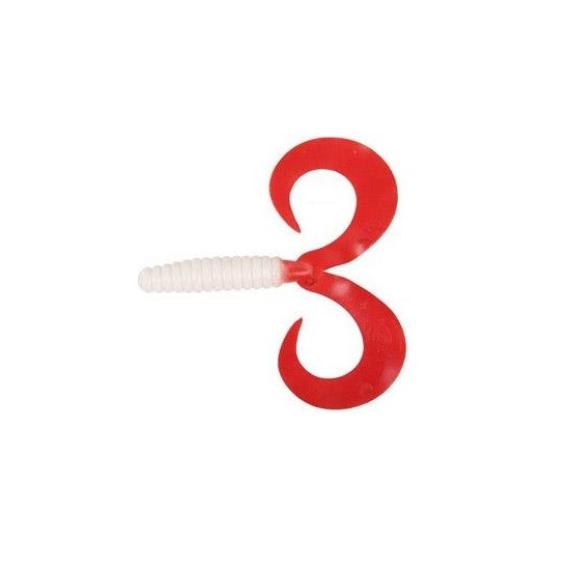 Double wave 15cm white/red (10 buc)