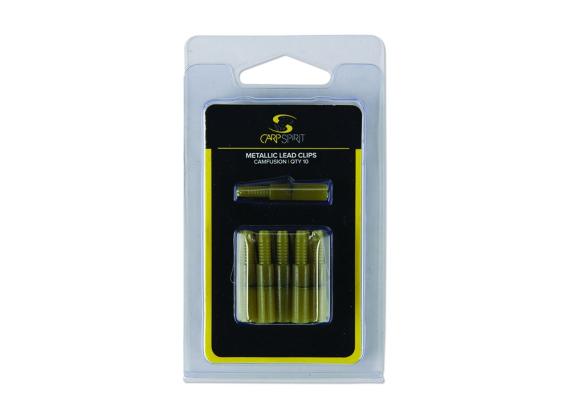 Clips metalic pentru plumb weed green  (10buc)