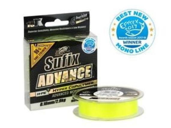 Advance 150m winding 0.23mm 5.0kg 1.8 11lb hi vis yellow