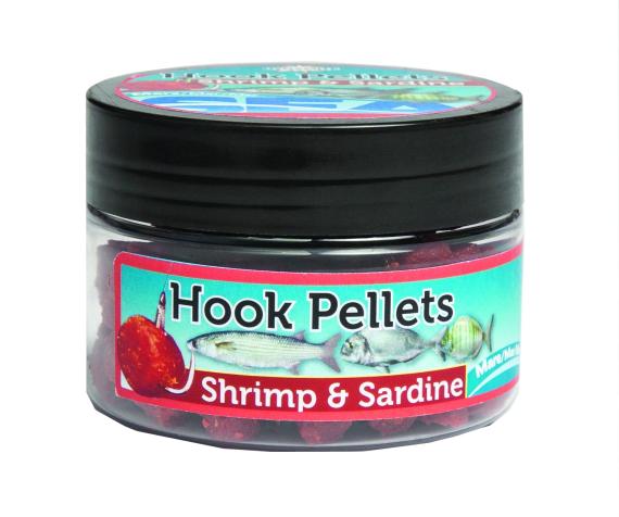 Durable hook pellet see 8mm - shrimp & sardine