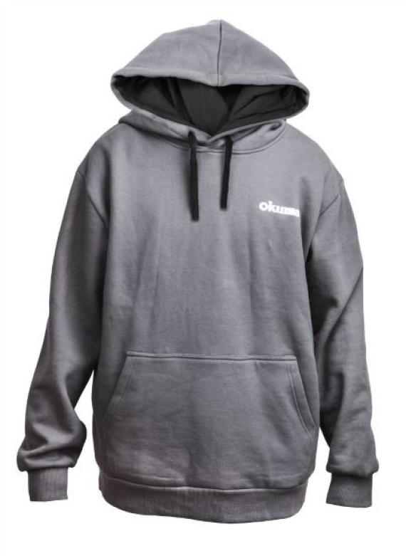 Okuma gray hoodie (hanorac) l