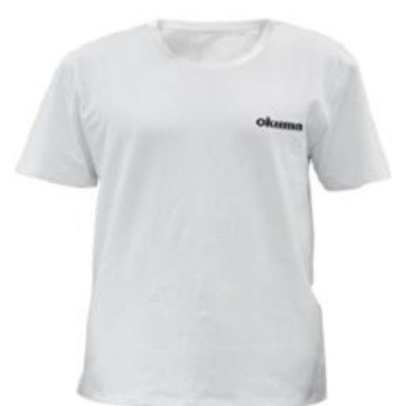 Okuma white motif shirt (tricou) xl