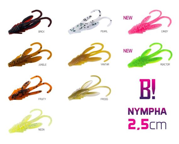 Nimfa Delphin BOMB, Frogs, 2.5cm, 10buc/plic 690040306
