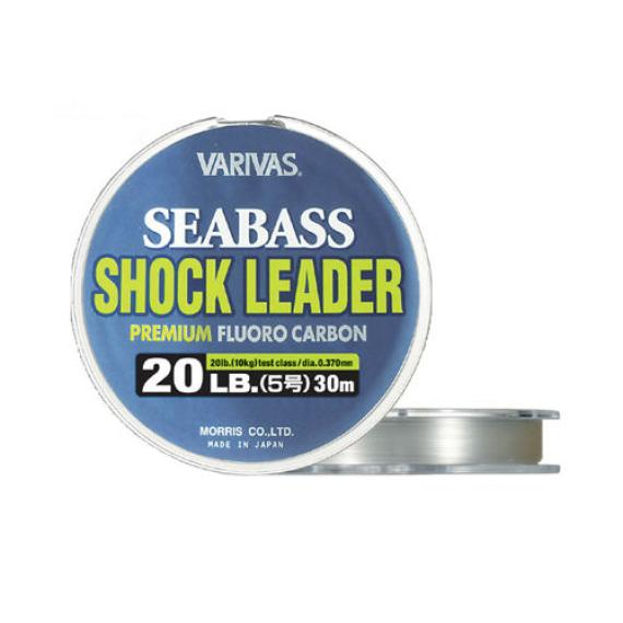 Fir varivas sea bass shock leader fluorocarbon 30m 0.370mm 20lb v8203020