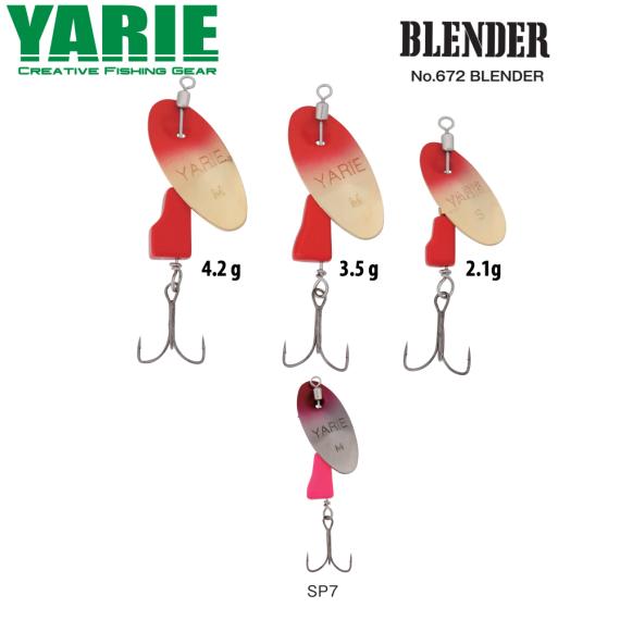 Rotativa yarie 672 blender 4.2gr culoare sp7 pink/pink y67242sp7