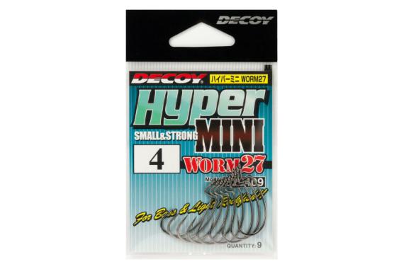 Carlige offset decoy worm 27 kg hyper mini nr.4 826409