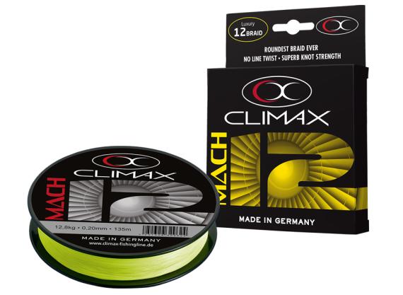 Fir textil climax mach x12 fluo yellow 135m 0.20mm 12.8kg  9375-10135-020