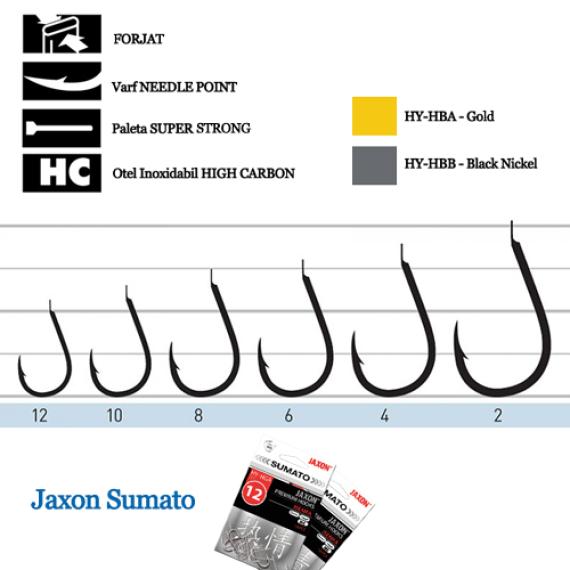 Carlige sumato chinu nr 12 negru hy-hbb12