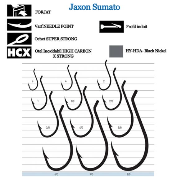 Carlige sumato beak-somn nr 2 negru hy-hda02