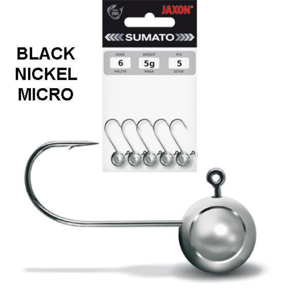 Micro Jig Jaxon Sumato, Black NSB, Nr.8, 5 buc/plic GJ-SA0801