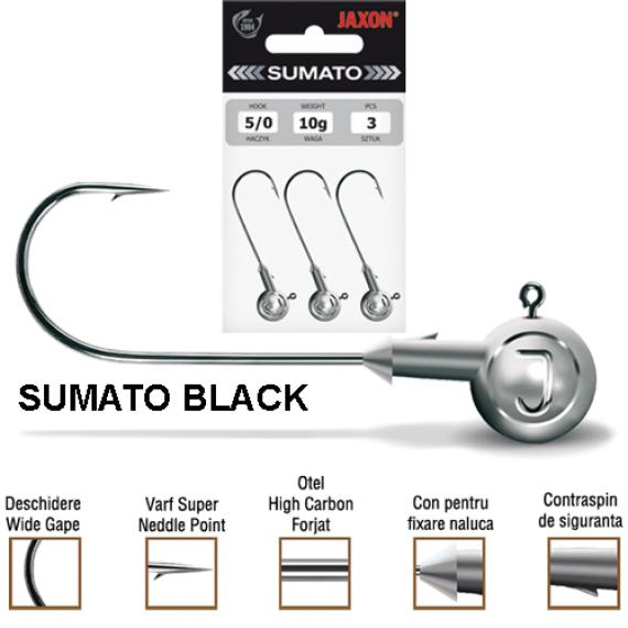 Jig sumato black 4/0-8gr gj-sb4/008b
