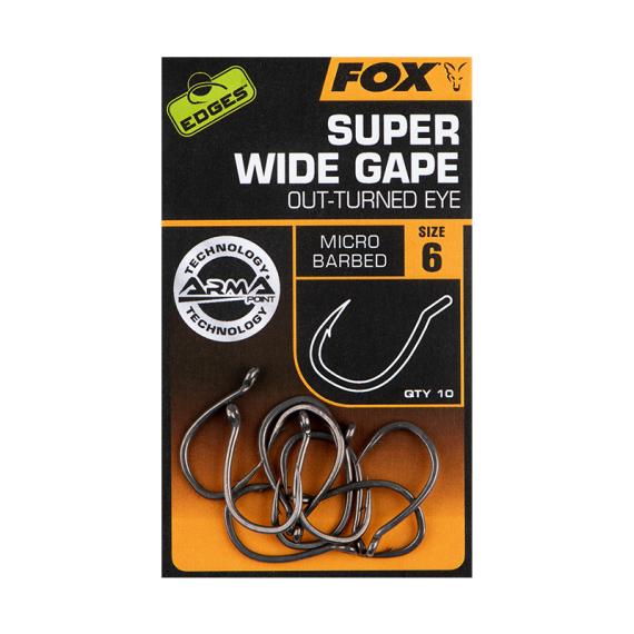 Fox edges™ super wide gape (out-turned eye) chk247