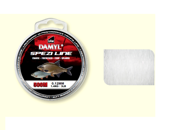 Fir damyl spezi line coarse transparent 012mm/1,4kg/500m