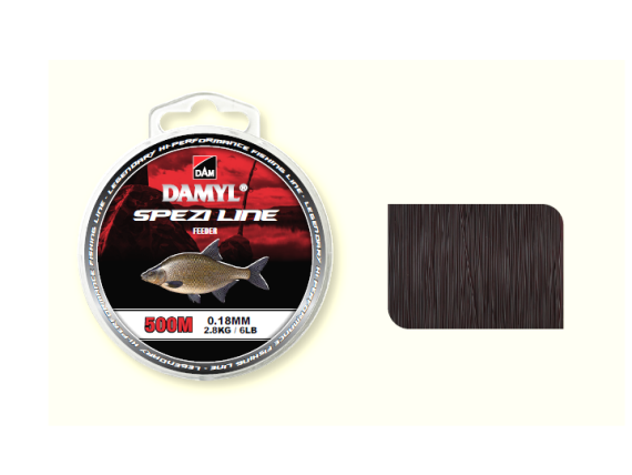 Fir damyl spezi line feeder dark brown 022mm/4,6kg/500m