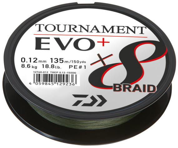 Tournament 8xbraid evo+ 014mm/10,2kg/135m