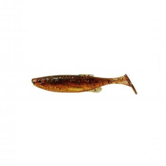 Shad fat minnow t-tail 10,5cm/11g motoroil uv 5buc/pl