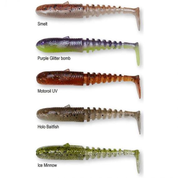 Shad gobster 7,5cm/5g clear water mix 5buc/pl