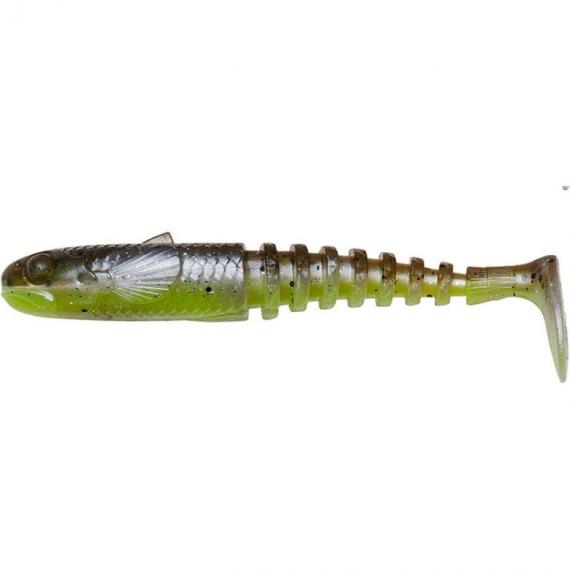Shad gobster 7,5cm/5g green pearl yellow 5buc/pl
