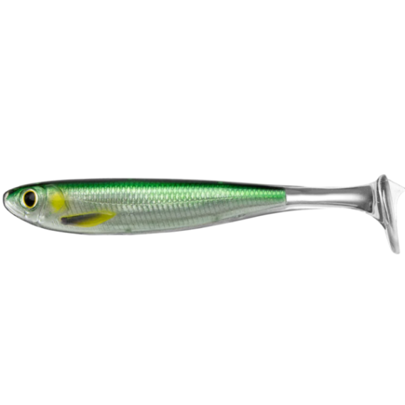 Slow-roll mullet paddle tail 12,5cm 716 silver