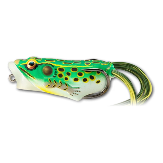 Hollow body frog popper 5,5cm/11g floro green/yellow