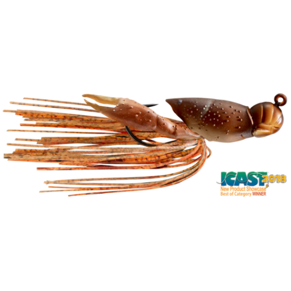 Hollow crawfish jig 4,5cm/14g 723 natural/brown