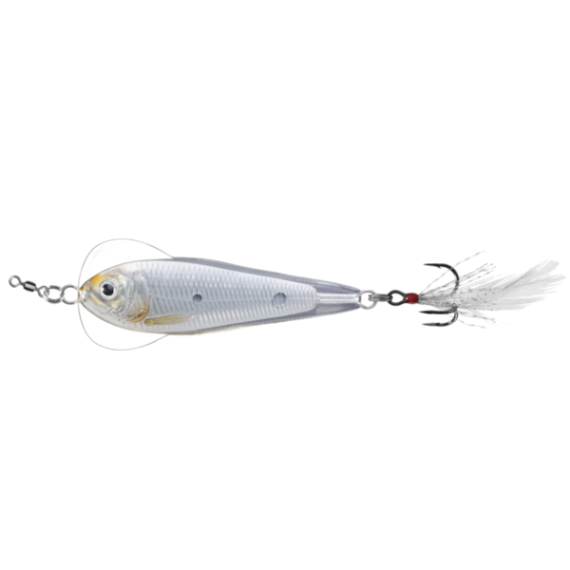 Flutter shad 7cm/28g sinking silver/pearl