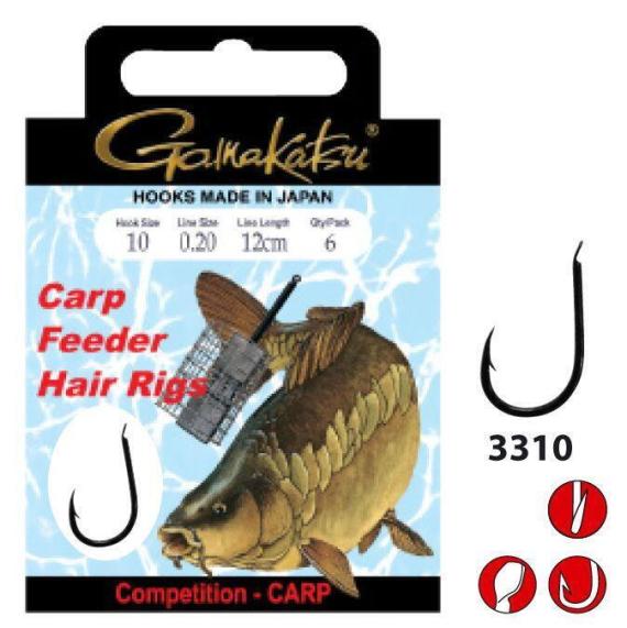 Carlig legat carp hair 3310b 0,22mm10buc/pl