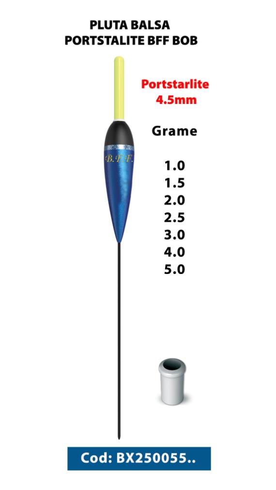 Pluta portstarlite bff bob 1.5gr starlite 4.5mm bx25005515