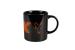 Fox collection mug black/orange ccw022