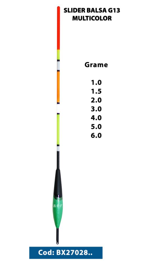 Slider balsa g13 multicolor 2gr bx2702820