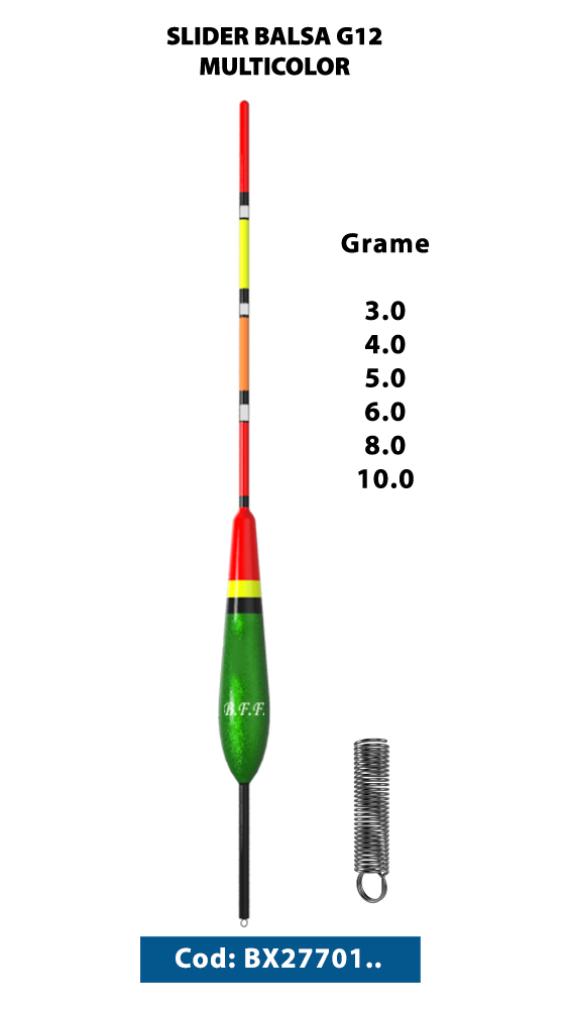 Slider balsa g12 multicolor 6gr bx2770160