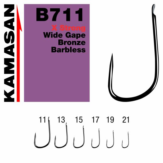 Carlige kamasan b711 nr 17 f/barb  khpb711017b