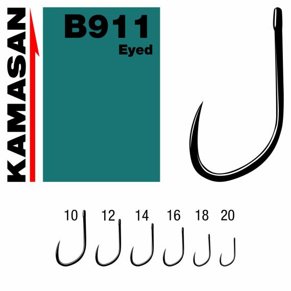 Carlige kamasan b911 nr 14 f/barb cu ochet  kheb911014e