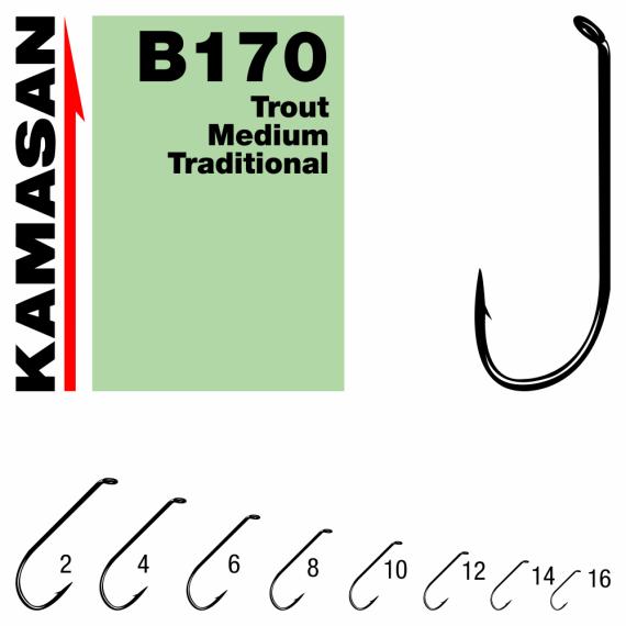 Carlige kamasan fly b170 nr 10  khfb170010