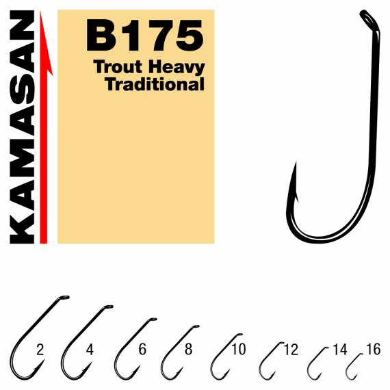 Carlige kamasan fly b175 nr 10  khfb175010