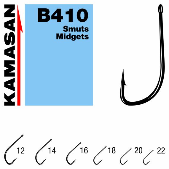 Carlige kamasan fly b410 nr 14  khfb410014