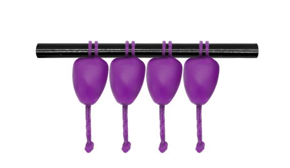Conector elastic dacron mega 10*9mm purple dacr06
