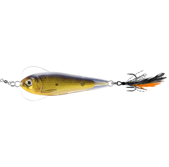 Flutter shad 5,5cm/14g sinking gold/black