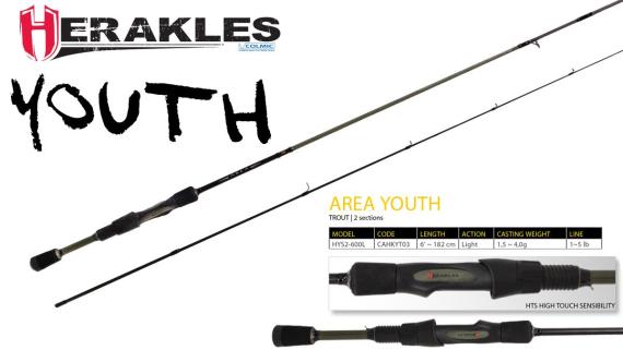Youth trout area hyjs2-600l 6 182cm 1.5-4.0gr light cahkyt03