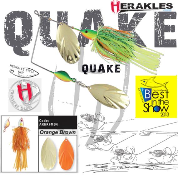 Spinnerbait Colmic Herakles Quake 42g Orange/Brown ARHKFM04