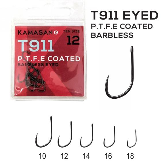 Carlige kamasan t911 ptfe nr 14 fara barbeta khet911e14p