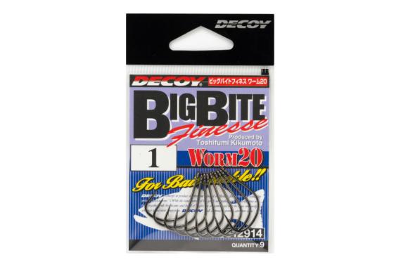 Carlige decoy worm 20 big bite finesse hook