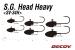 Jig Decoy SV-34H S.G Head Heavy, 2buc/plic 401125