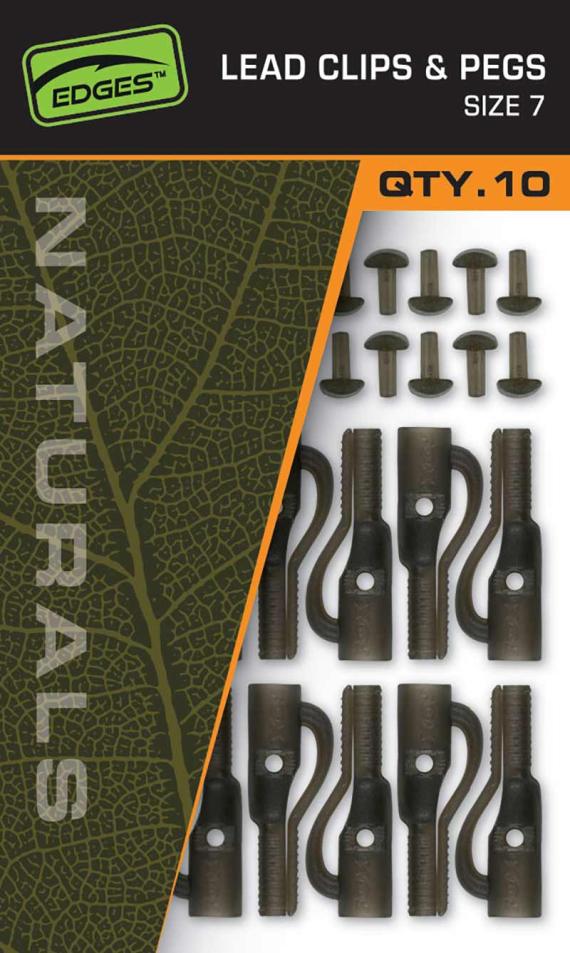 Fox edges™ naturals lead clips & pegs - size 7 cac829