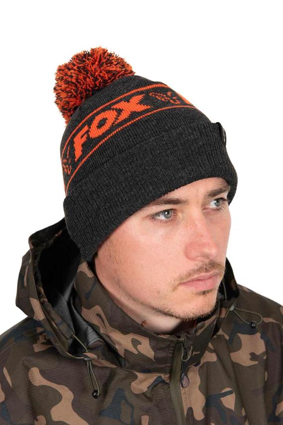 Fox collection bobble - black & orange chh021