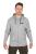 Spomb™  grey zipped hoody dcl012