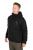 Fox collection sherpa jacket black & orange ccl279