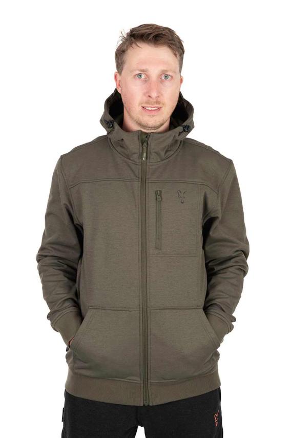 Fox collection soft shell jacket green & black ccl268