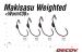 Carlige offset decoy worm 130 makisasu lestat nr.2 1.0gr 829073